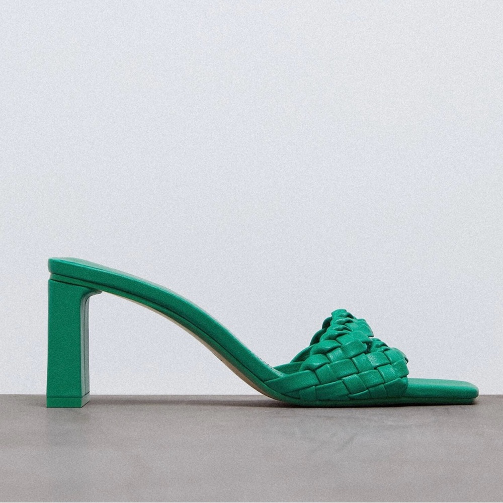Zara heeled woven sandals - Picture 5 of 5